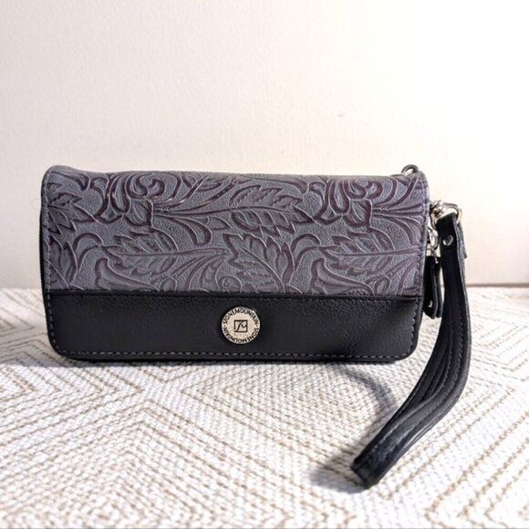 Stone Mountain Handbags - New Stone Mountain Tooled Embossed‎ SLG Multicolor Wristlet Wallet